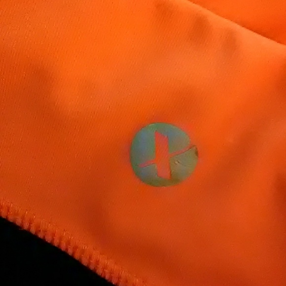 Workout pant black and orange size large - Picture 2 of 4